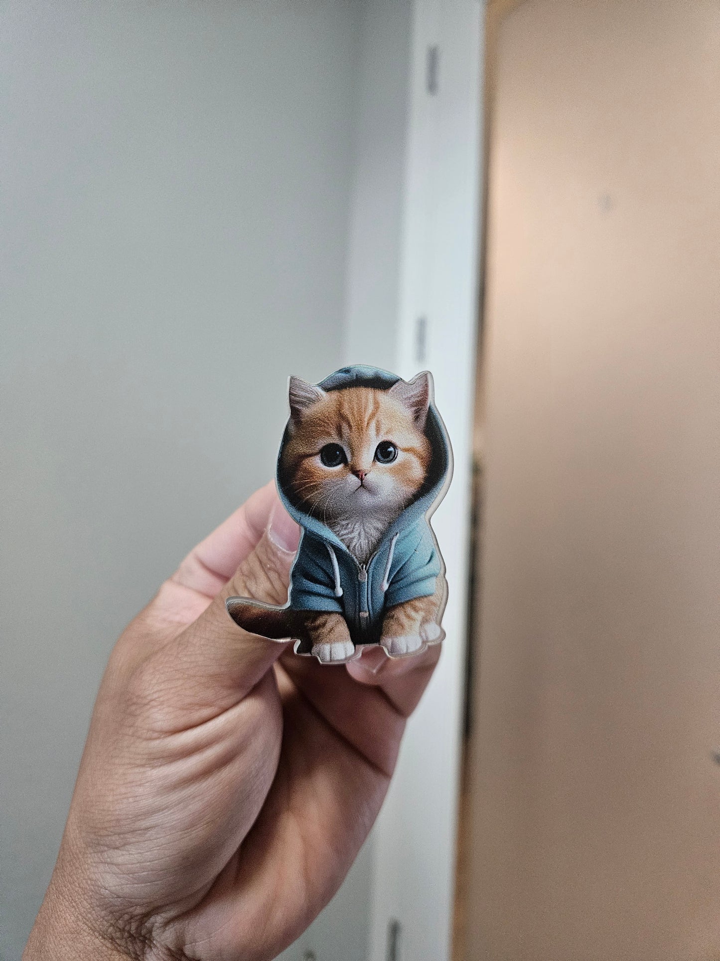 Cute Cat Acrylic Car Aromatherapy Vent Clip