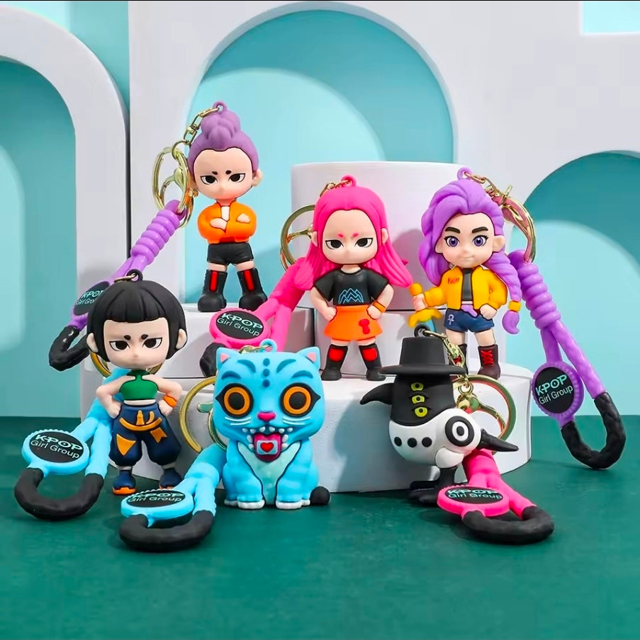 K POP Demon Hunter 6pcs/set .