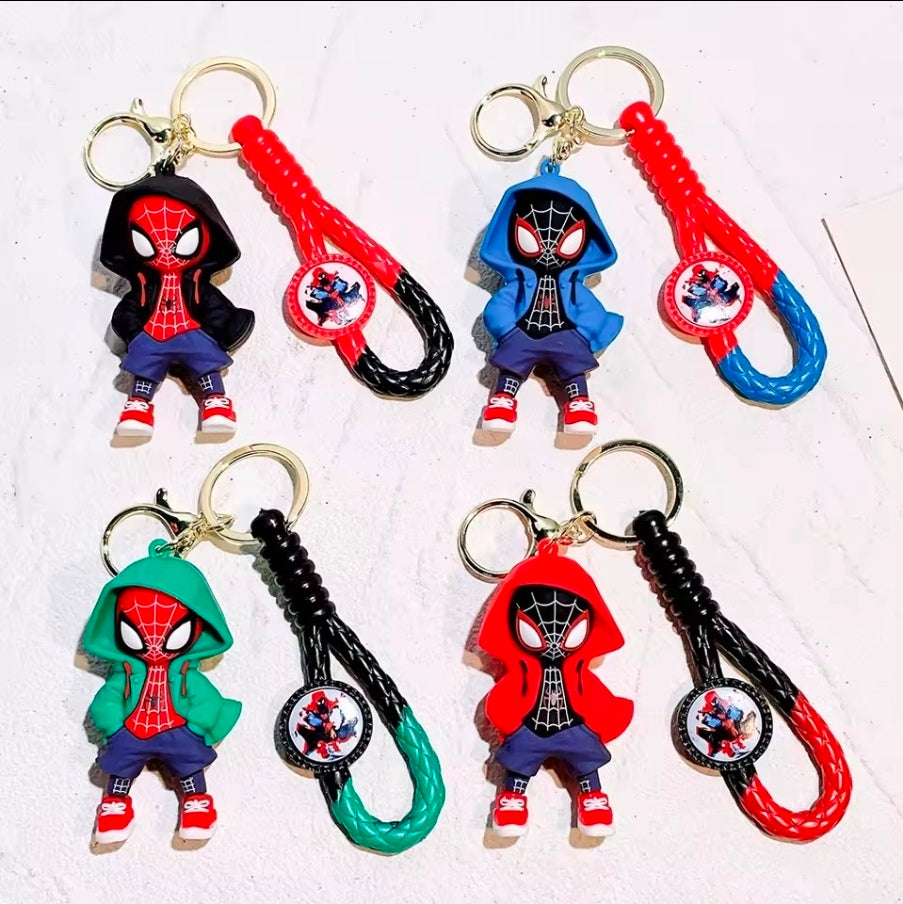 Creative Cartoon Spiderman Keychain